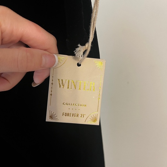 FINAL PRICE NWT Forever 21 Velvet Like Dress - Picture 4 of 5